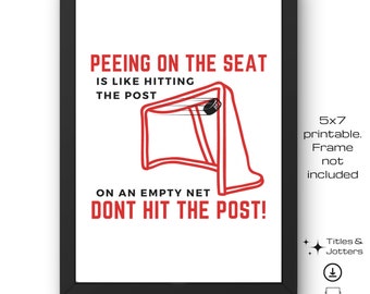 Funny Hockey Printable (Digital Download)