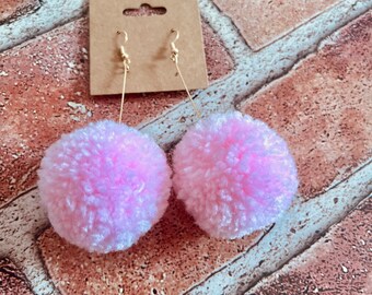 Pom Pom Earrings