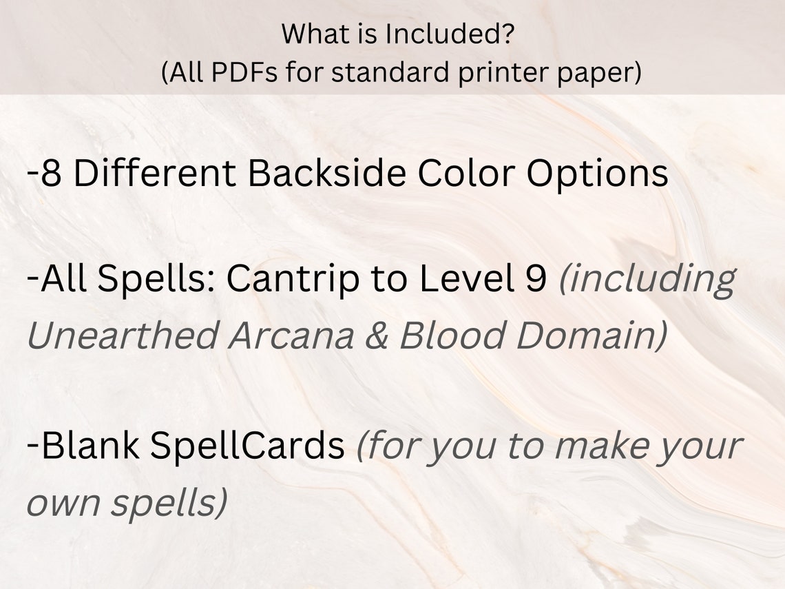 Warlock Dnd Spell Cards Dnd Spellbook Dnd Spellbook Cards Etsy