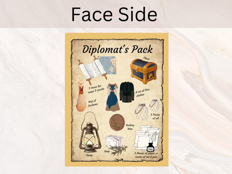 DND EQUIPMENT PACK Dnd Starter Pack Campaign Helper Etsy