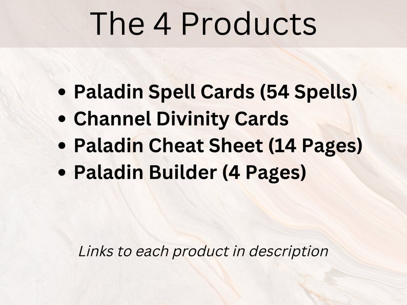 PALADIN BUNDLE | Dnd Paladin Pack | Paladin Spell Cards | Paladin ...