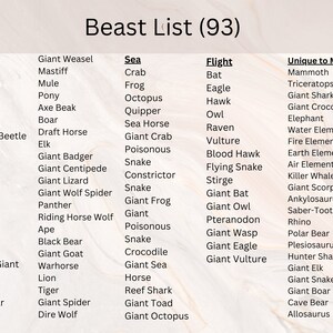 Moon Druid Wild Shapes Cards Dnd - Il 300x300.4360282577 Orro 