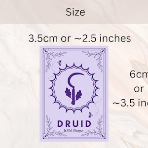 Druide Wild Shapes Karten DnD 5e Wilde Form 71 Biest Transformationen Druidenzauberkarten Digitaler Download Druide DnD Wilde Form Bild 8