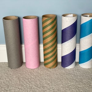 Cardboard Craft Tubes Choose Your Amount Thick Sturdy Multi Use Tubes 