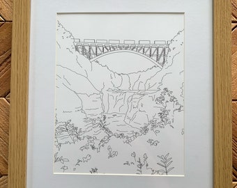 Letchworth Line Drawing