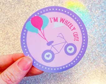 biking sticker, bike sticker, vinyl sticker, water bottle sticker, mountain bike, ride on, biker bicycle, riding sticker, bicycle sticker
