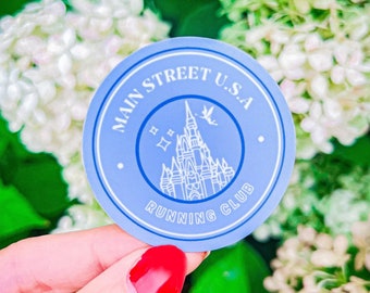 Cinderella Running Club Sticker: Waterproof Vinyl Decal
