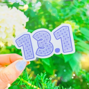 13.1 Half Marathon Sticker: Waterproof Vinyl Runner Gift