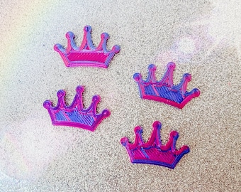 3D Printed Crown Bib Magnets: Marathon, Dance Audition Pins
