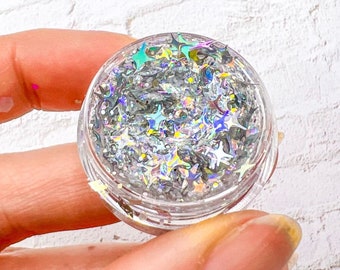 Gel scintillant Galactic Princess : Cosmétique visage et corps Chunky Star