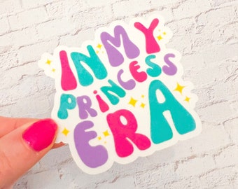 Princess Era Running Sticker: Waterproof Vinyl Decal