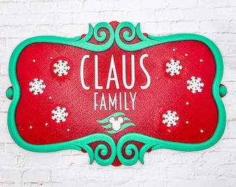 Disney Holiday Cruise Door Magnet, Christmas Custom Wish Inspired Sign, DCL, Merrytime, fish extender, 3D printed, pixie dust, Door Decor
