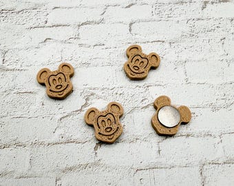 Imanes con babero de Mickey Waffle Runner: Corre, maratón y baile