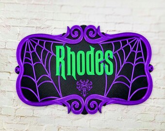 Disney Cruise Door Magnet, Haunted Mansion Halloween Custom Wish Inspired Sign, DCL, fish extender, 3D printed, pixie dust, Door Decor