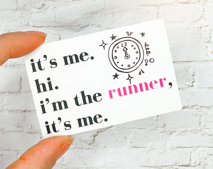 Era, Running, in My, Running Sticker, Run Sticker, Vinyl Sticker, Water ...