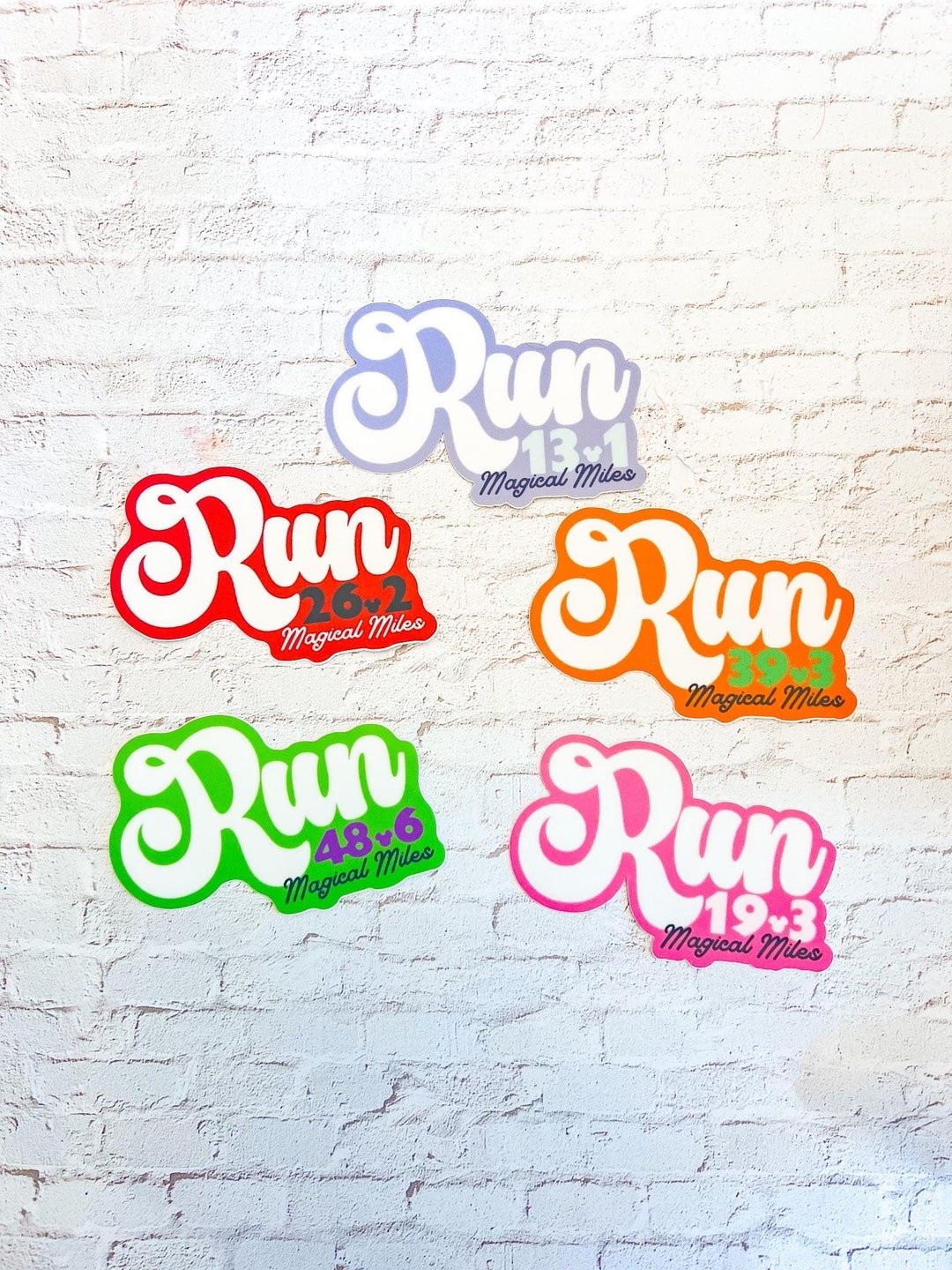 Marathon Distance Vinyl Sticker: Runner Gift - Etsy