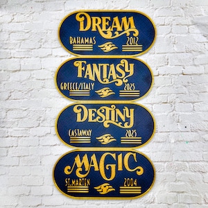 Imán para puerta de crucero Disney, DCL, Tesoro, Deseo, Destino, Fantasía, casillero, extensor de peces, Magia, Maravilla, Sueño, refrigerador, polvo de hadas