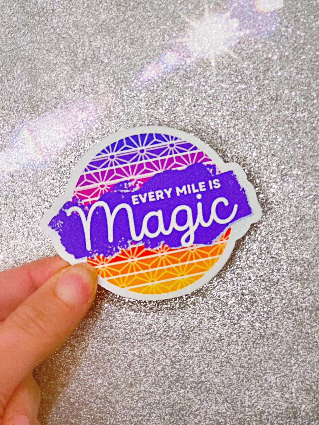 Magical Miles Vinyl Sticker: Theme Park Running, Water Bottle Decal - Etsy