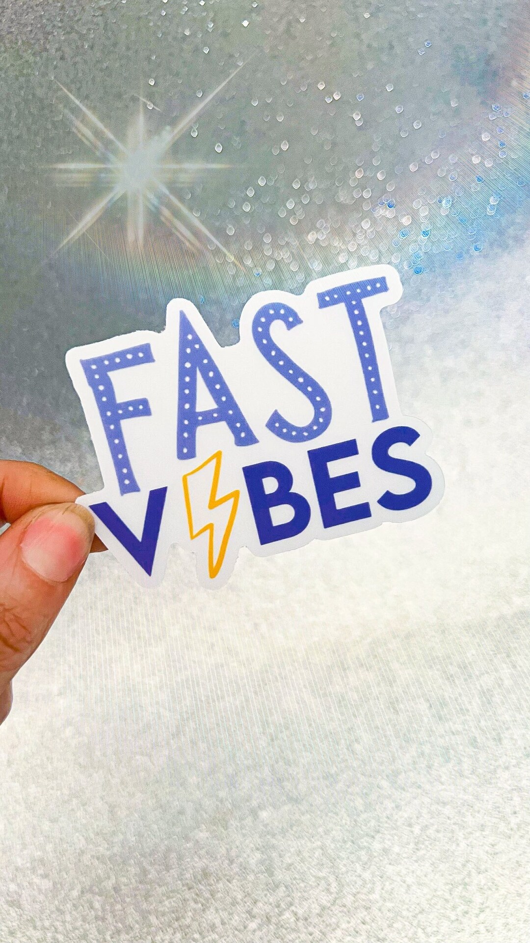 Fast Vibes, Running Sticker, Run Sticker, Vinyl Sticker, Water Bottle ...