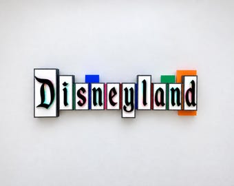 Vintage Disneyland LED Light Up Marquee Entrance Sign