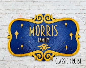 Aimant de porte croisière Disney, enseigne inspirée de souhaits personnalisés, DCL, trésor, rallonge de poisson, plaque, imprimé en 3D, casier, poussière de lutin, décoration de porte