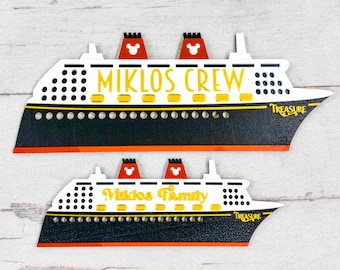 Letrero de puerta personalizado inspirado en el crucero Disney Cruise Line, imán, DCL, extensor de peces, placa, impresión 3D, casillero, polvo de hadas, decoración de puerta