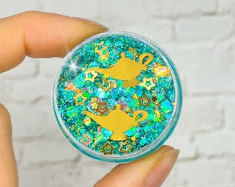 Arabian Princess Glitter Gel: Teal Face & Body Sparkle, Face Sparkle, body glitter, face glitter, race glitter, dance, cheer, hair glitter