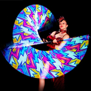 Pixel AI Staff 72 –  2-in-1 LED Staff and Poi | AI-Powered Light Prop for Flow Artists and Stage Performers