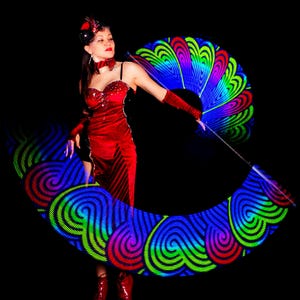 Pixel AI Staff 48 – Short LED Staff & Poi with Smart Visual Effects | Lightweight Flow Art Prop for Light Shows and Festivals