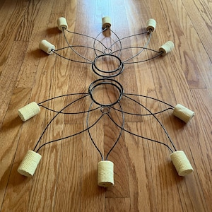 Lotus Fire Fans - 100% Kevlar Wicks - Reinforced Frame - 5 Wick Kevlar Fire Fans