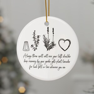 Practical Magic Ornament | Witch | Witchy | Witchcraft | Yule | Holiday Gift for Her | Practical Magic Quote | Salt Rosemary Lavender Love