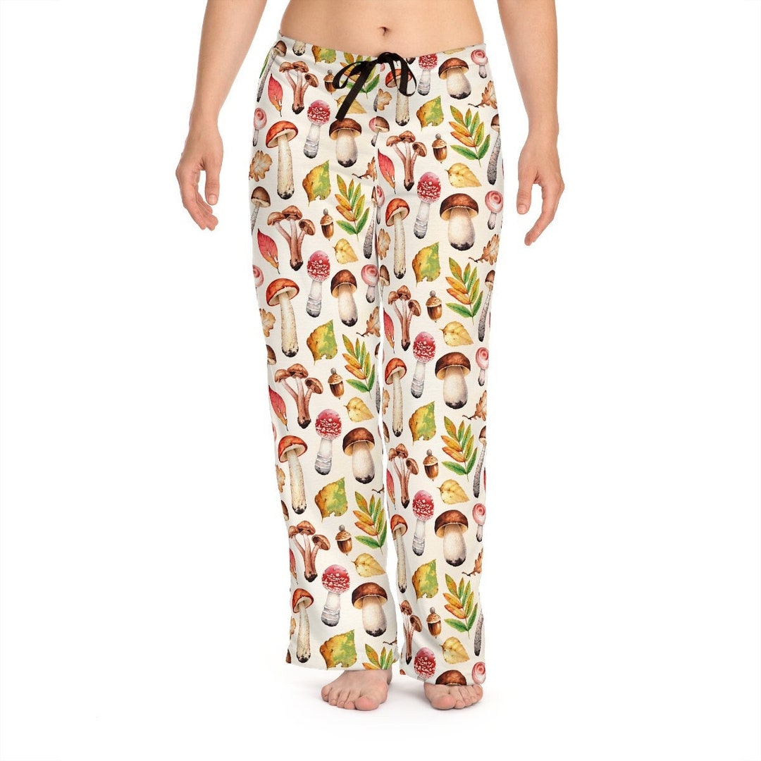 Cottagecore Mushroom Women's Pajama Pants Magical Forest - Etsy