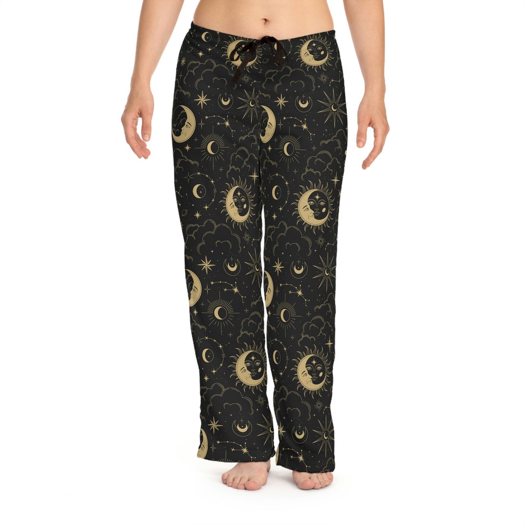 Celestial Pajama Pants Gothic Pajama Pants Witchy Pajama - Etsy