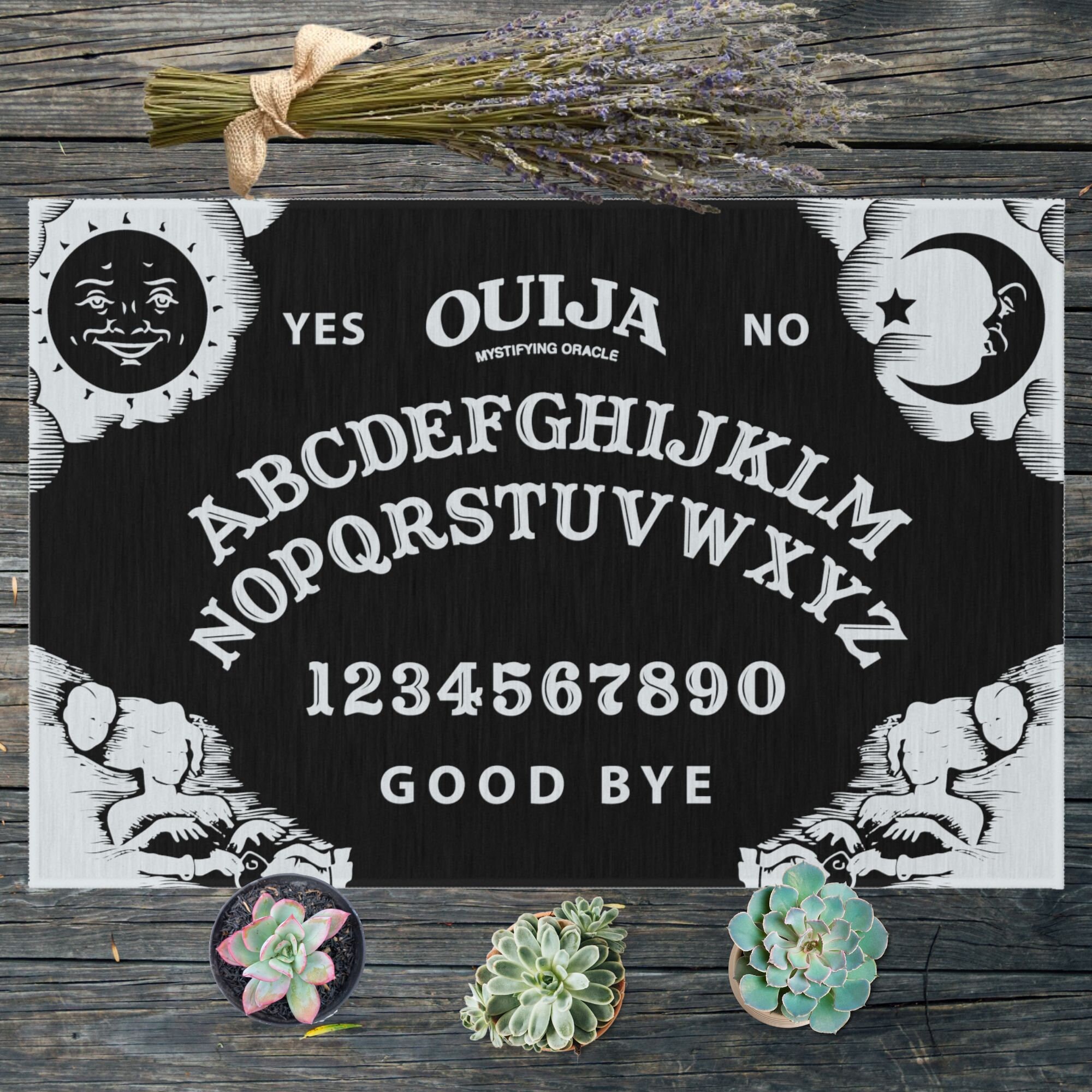 Ouija Board Dishwasher Magnet - Gothic Clean/Dirty Sign For Kitchen, Witchy Home Decor, 3" Water-Resistant - View #11