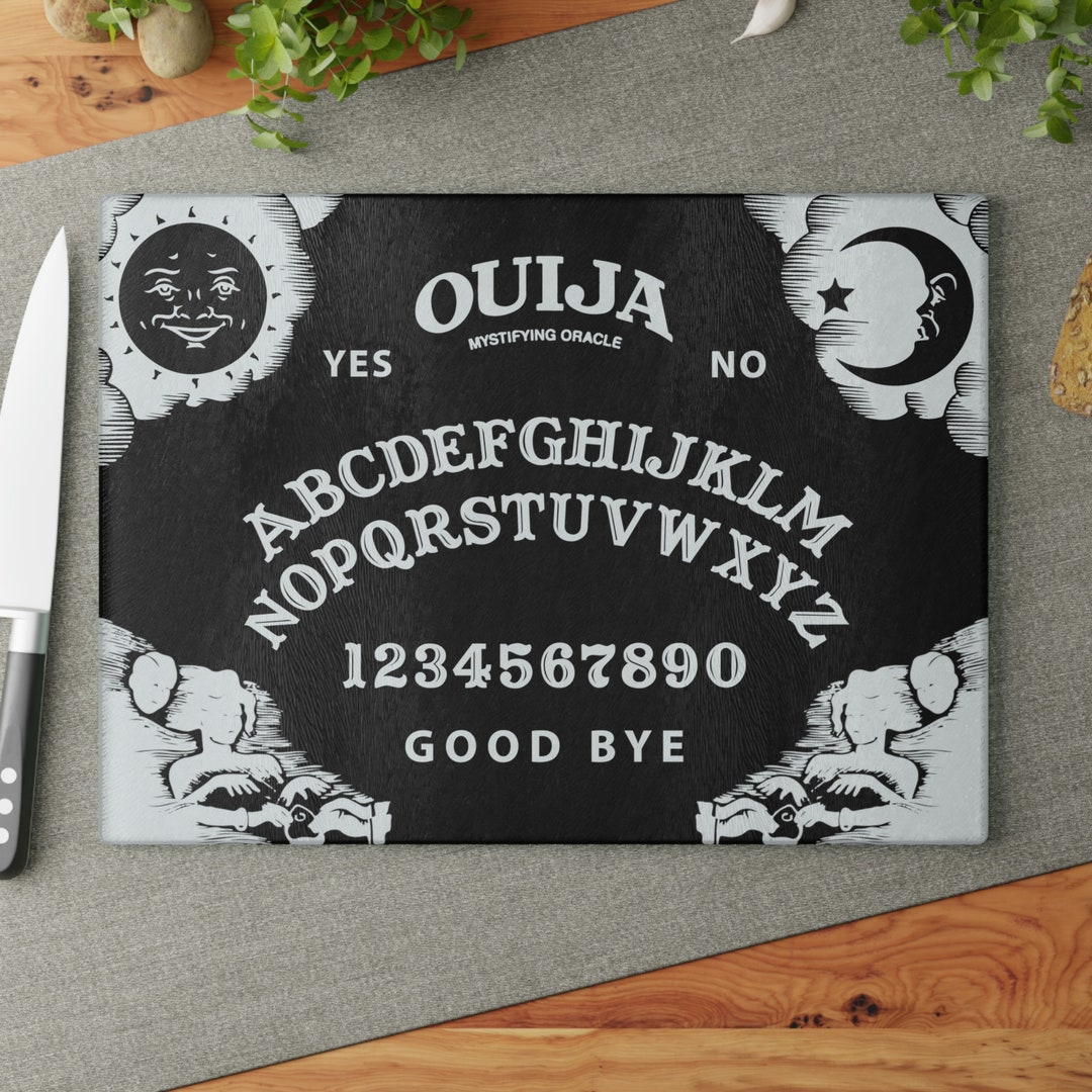 Ouija Board Cutting Board Glass Cutting Board Halloween Cutting Board