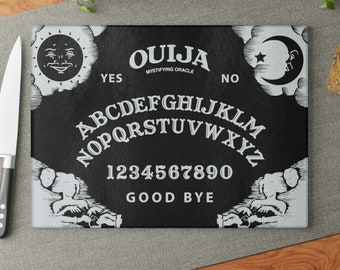 Ouija Board Cutting Board | Glass Cutting Board | Halloween Cutting Board | Ouija Cutting Board | Witchy Cutting Board | Goth Cutting Board