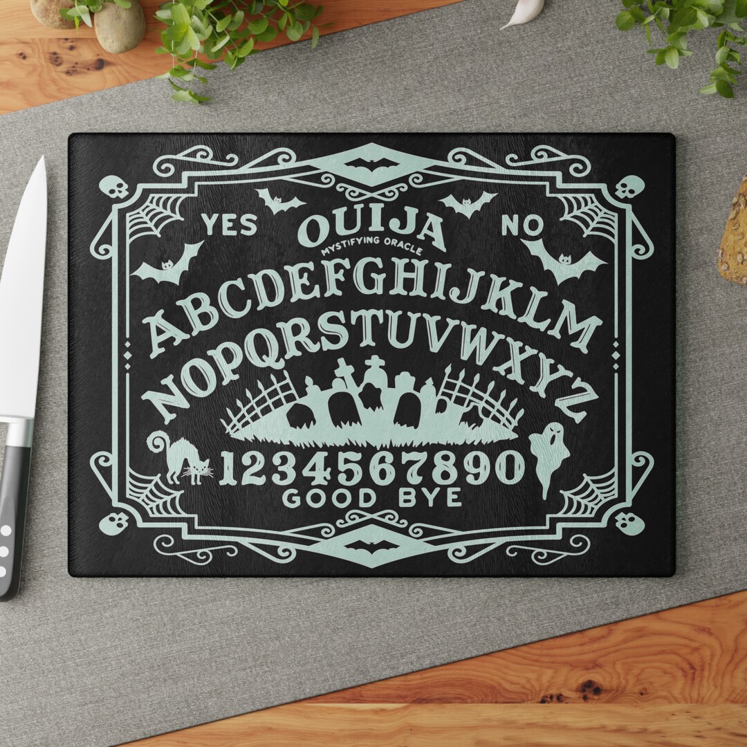 Ouija Board Cutting Board Glass Cutting Board Halloween Cutting Board