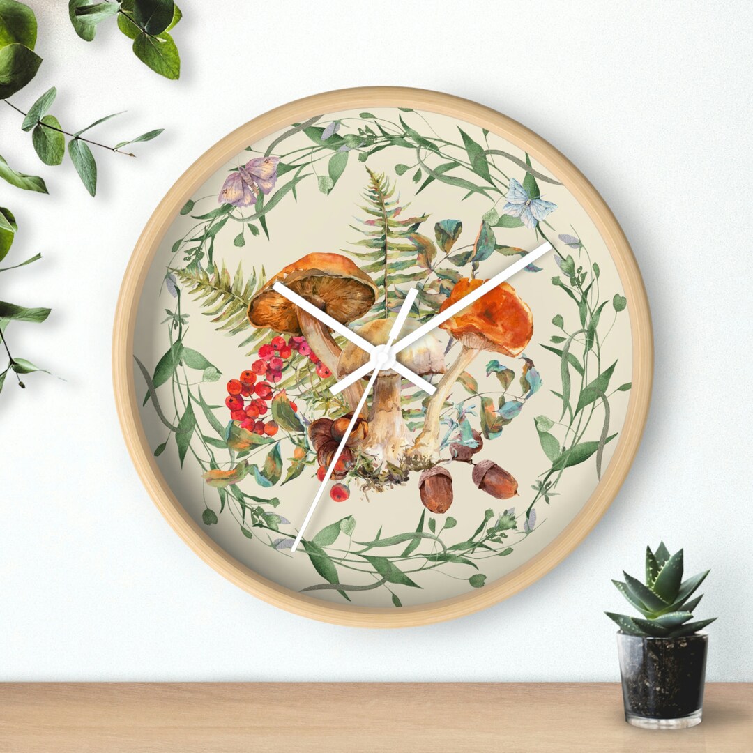 Cottagecore Clock Boho Clock Bohemian Clock Fairycore Etsy