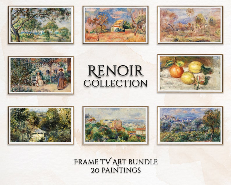 Samsung Frame TV Art Pierreauguste Renoir Frame TV Collection 4K Frame