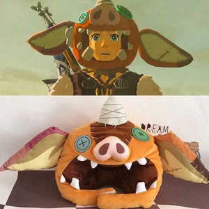 Vocalize Bokoblin Mask Headgear, Lite version Bokoblin hat, The Legend of Zelda Breath of the Wild, Zelda cospley, Tears of the Kingdom