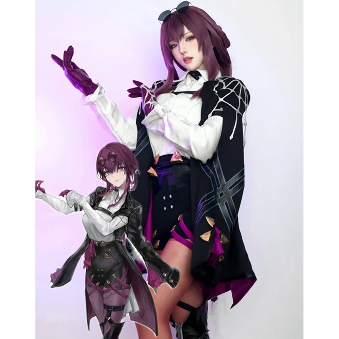 Honkai Star Rail Kafka Cosplay Costume Costume Dress Wig Etsy Ireland Honkai Star Rail Kafka Cosplay Costume Costume Dress Wig Etsy Ireland