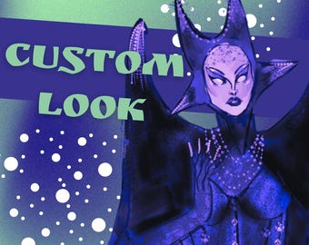 Custom Drag Costume, Burlesque Outfit, Made to Size