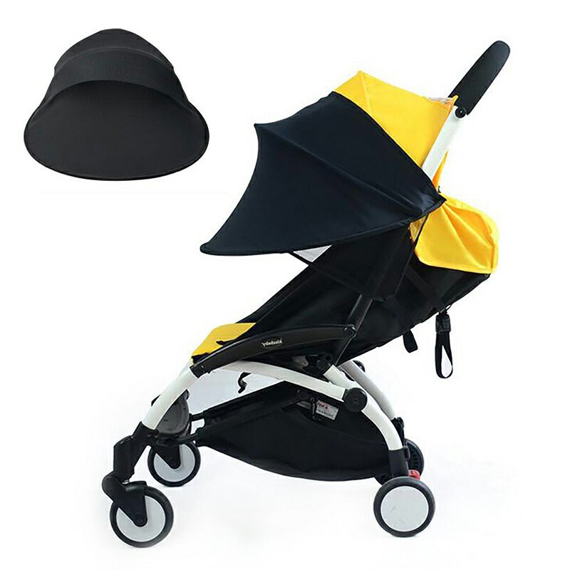 Black Sun Shade Hood Cover for Baby Carriages Strollers Pushchair Car Seats with Great UV Protection Performance 