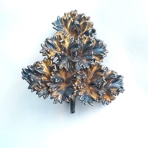 Flora Danica Denmark Sterling Silver pin brooch
