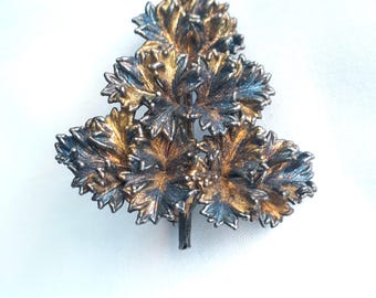 ヴィンテージ FLORA DANICA スターリングシルバー 925s ブローチ