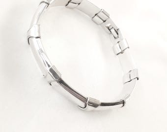 Modernist Sterling Silver bracelet, 33 grams