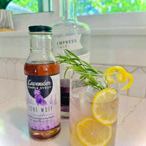 Lavender Simple Syrup-Made With REAL LAVENDER Bild 8