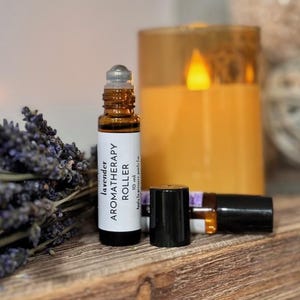Lavender Essential Oil Roller Ball | Natural Stress Relief & Sleep Support