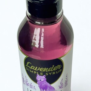 Lavender Simple Syrup-Made With REAL LAVENDER Bild 3