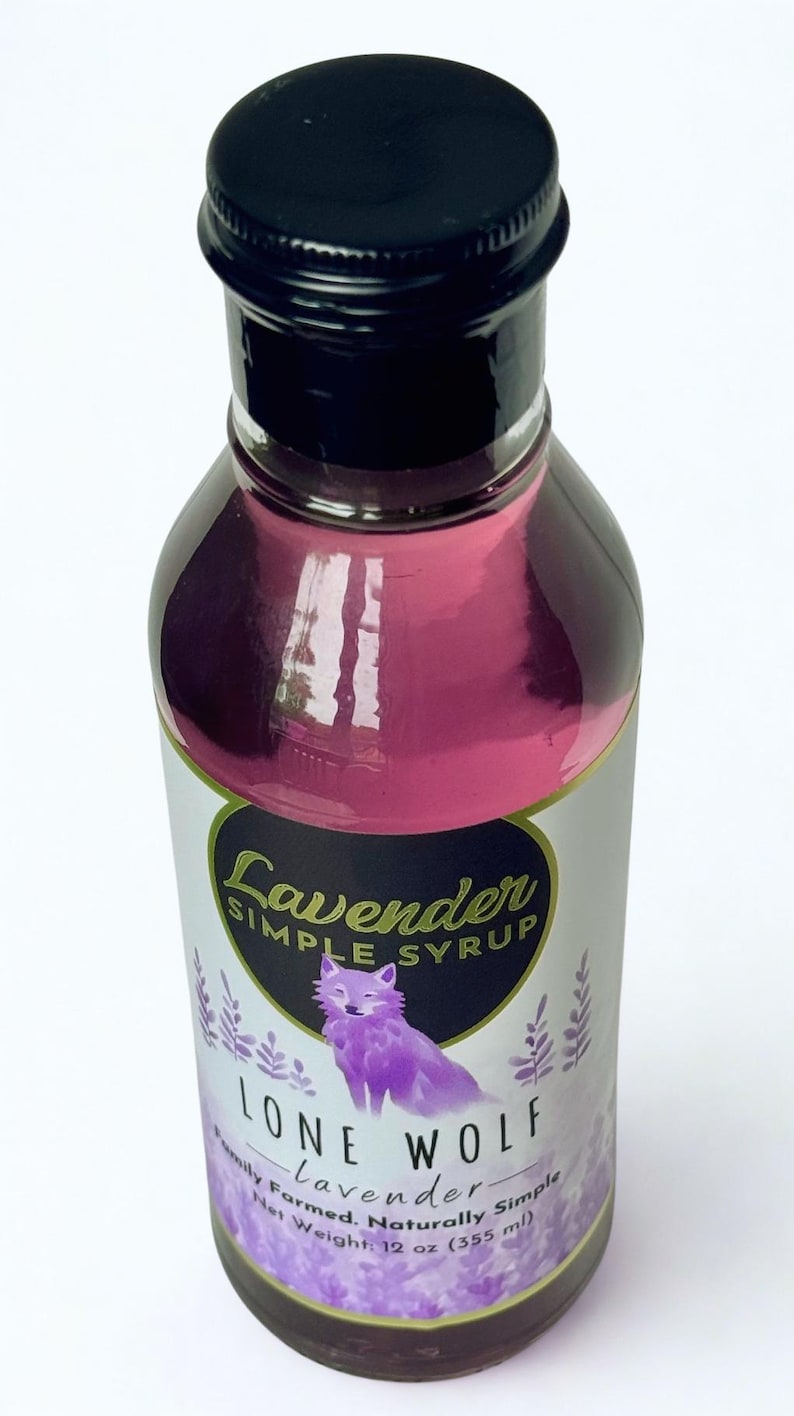 Lavender Simple Syrup-Made With REAL LAVENDER Bild 3